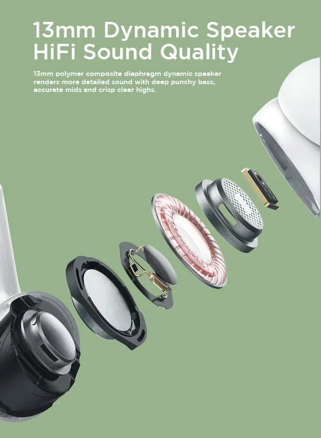 JOYROOM JR T03S Pro TWS Earbuds Dual mode — supports both Lightning wired and Qi wireless charging