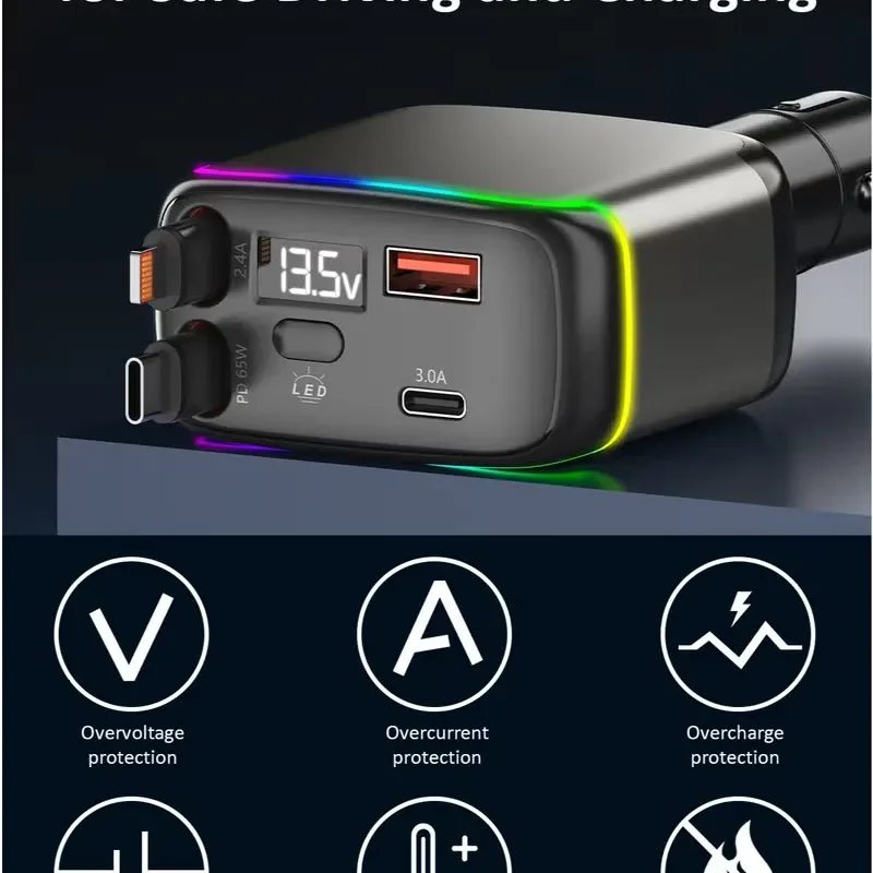 Integrated RGB light ring with memory function