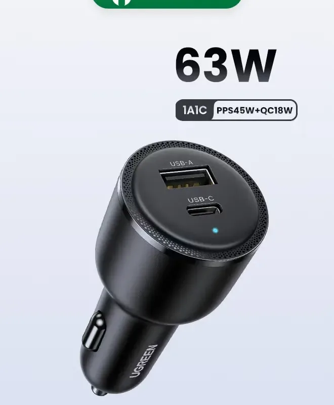 Dual port car charger for your car